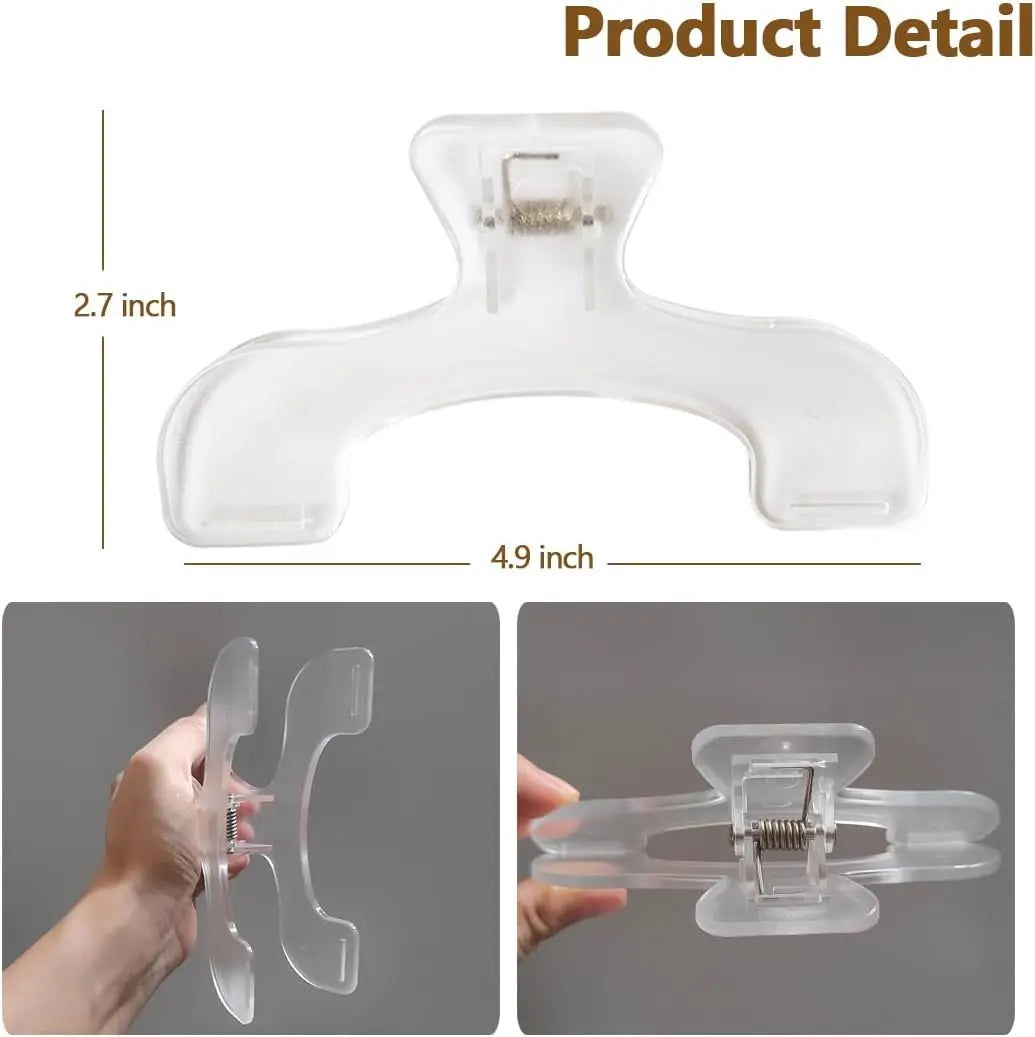 2pcs Transparent Book Page Holder for Reading, Book Opener Holder Convenient for Reading Teaching and Fixing Music Book