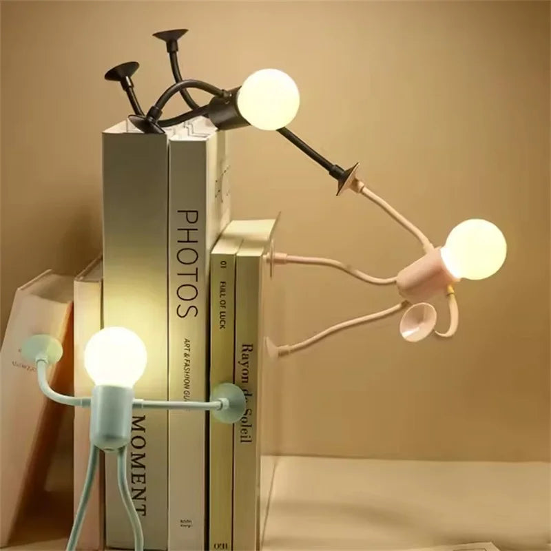 Poseable Athlete Night Light | Funny Bendable Sportsman LED Desk Lamp