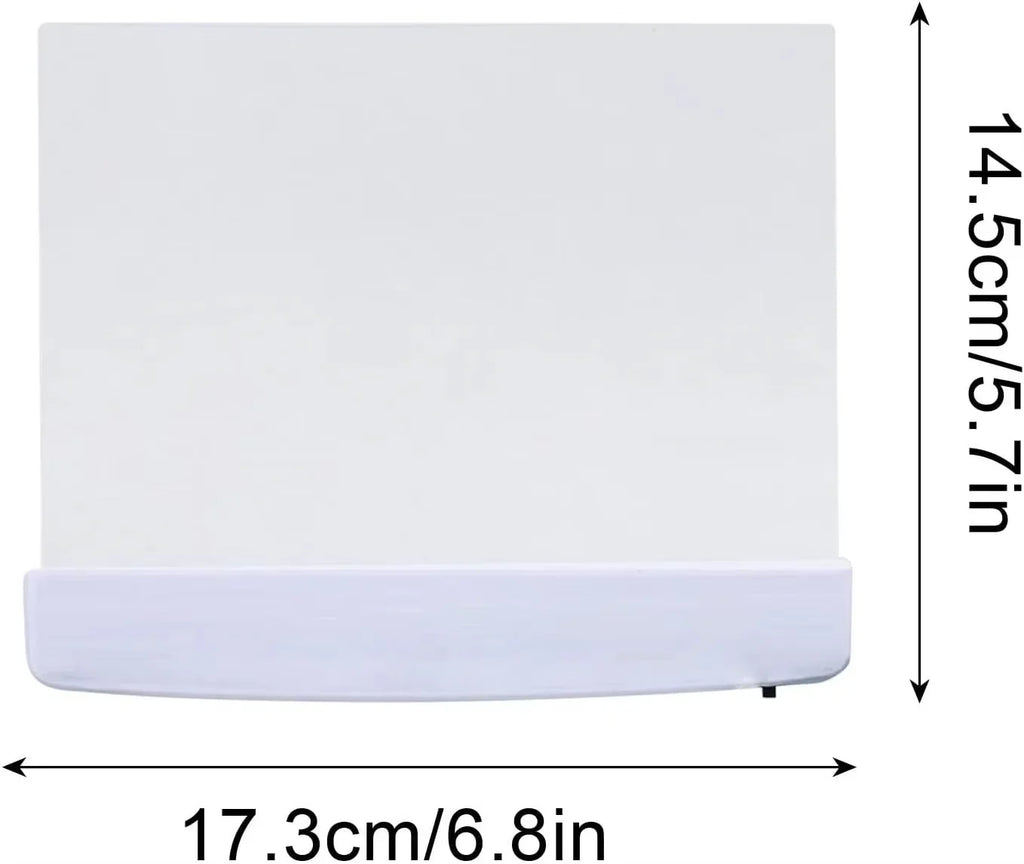 LED Book Light Eye Caring Flat Plate Panel Bookmark Light | Portable Reading Lamp for Bed Travel