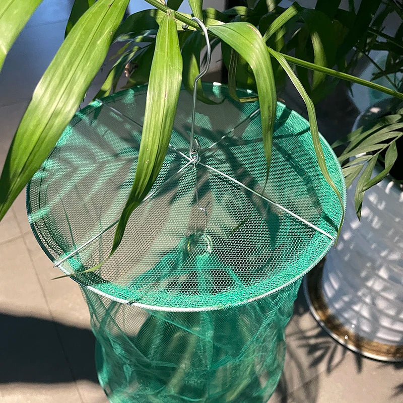 Reusable Fly Catcher Pest Control | Hanging Trap for Flies, Mosquitoes, and Moths