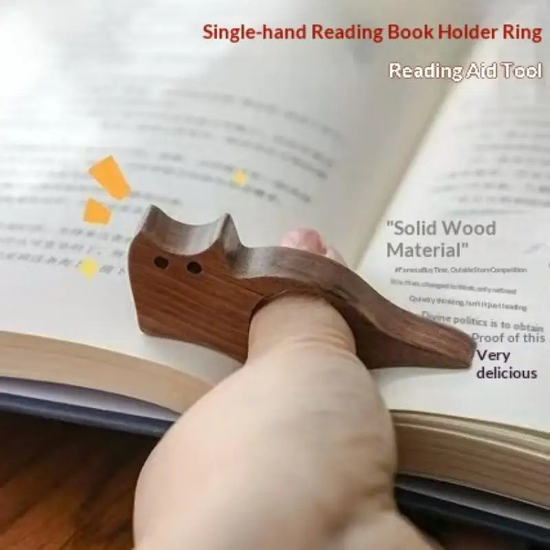 2026 New 1pcs Wooden Animal Pet Cat Dog Bookmark Page Marker With Metal Ring Student Reading Book Accessory Desk Stationery Gift