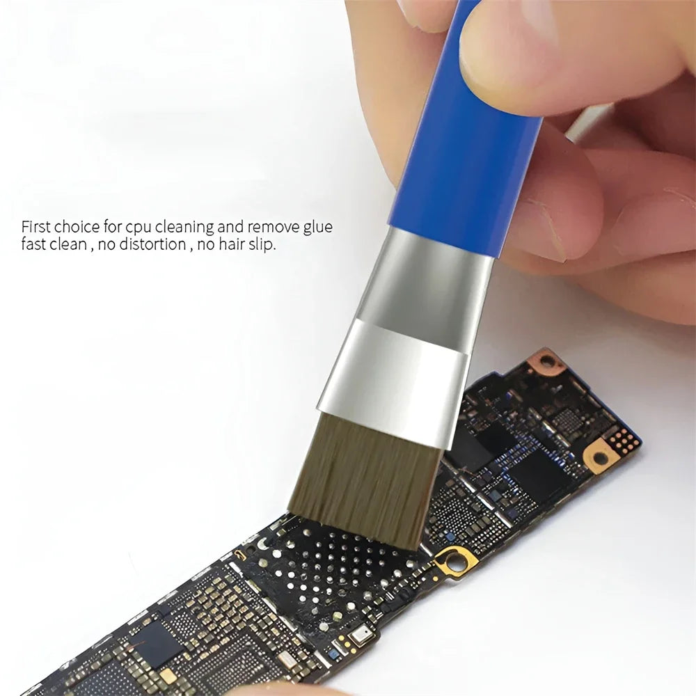 ESD Safe Double Headed Anti-Static Brush | Circuit Board Cleaning Tool