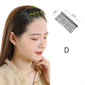 Invisible Broken Hair Hairpin Women Tiara Style Tools Roll Curve Needle Bangs Fixed Insert Comb Professional Styling Accessories