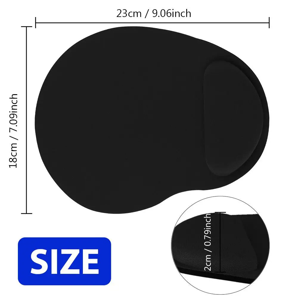 Ergonomic Wrist Rest Mouse Pad – Soft Non-Slip Mousepad with Comfortable Wrist Support for PC & Laptop
