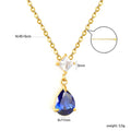 Teardrop Necklace Waterdrop Pendant | Minimalist Stainless Steel Jewelry for Women