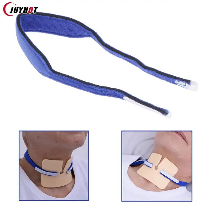 Tracheostomy Tube Holder | Ultra-Soft Fixation Strap with Sponge Neck Support