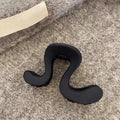 ⚑Korean Simple Matte Hair Clips Retro Geometric Claw Clips Elegant Premium Half-Up Hair Clips Shark Clip