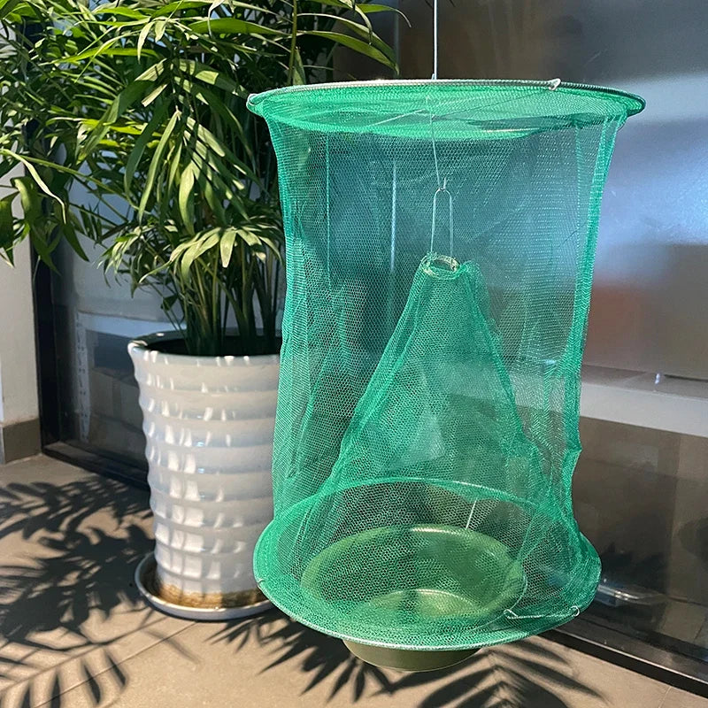 Reusable Fly Catcher Pest Control | Hanging Trap for Flies, Mosquitoes, and Moths