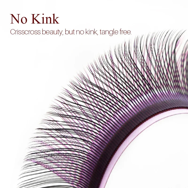 SONG LASHES Y Shape Ombre Color Lashes Two tip C/D Curl Premade Volume Lashes Individual Eyelash Extension Supplies