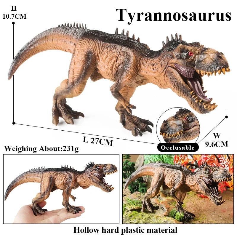 Oenux Dinosaurs World Action Figures | Savage Jurassic Indominus Rex Spinosaurus Triceratops Collection