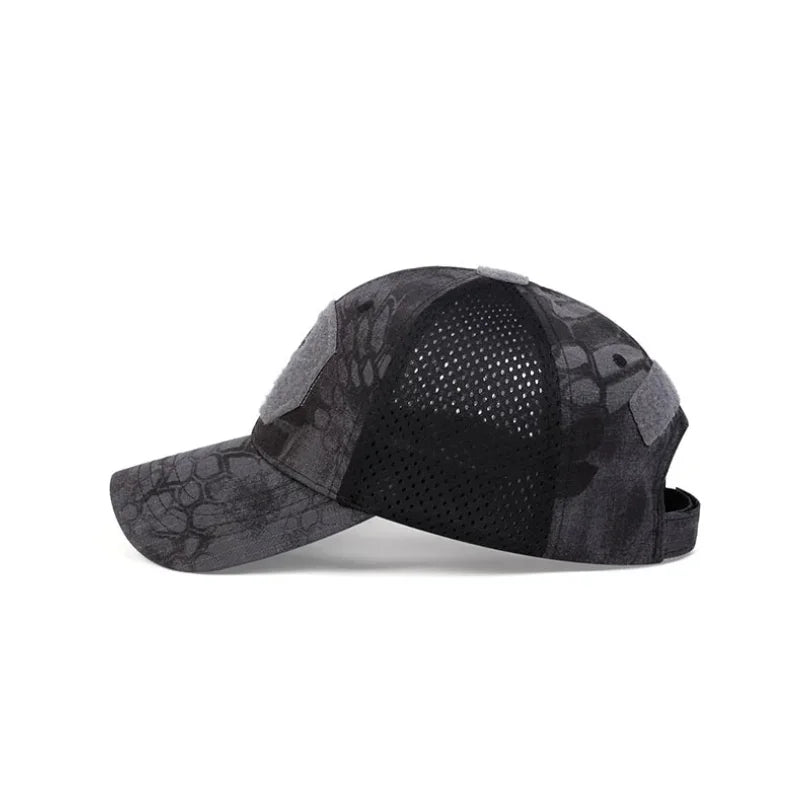 Unisex Skull Baseball Cap | Breathable Mesh Snapback for Outdoor Adventures