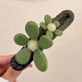 Fashion Flower Hairpin Hair Accessories Premium Duckbill Clip Hair New Headgear Headwear Girls Kids Hair Accessories