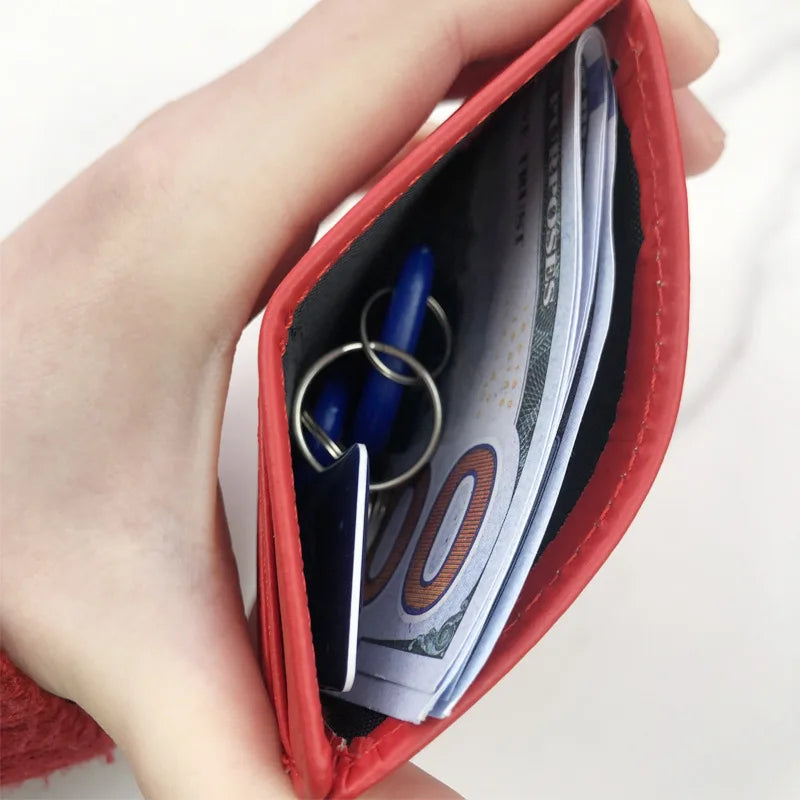 Ultra Thin Mini Card Holder Wallet | Simple Business Credit Card Case for Men and Women