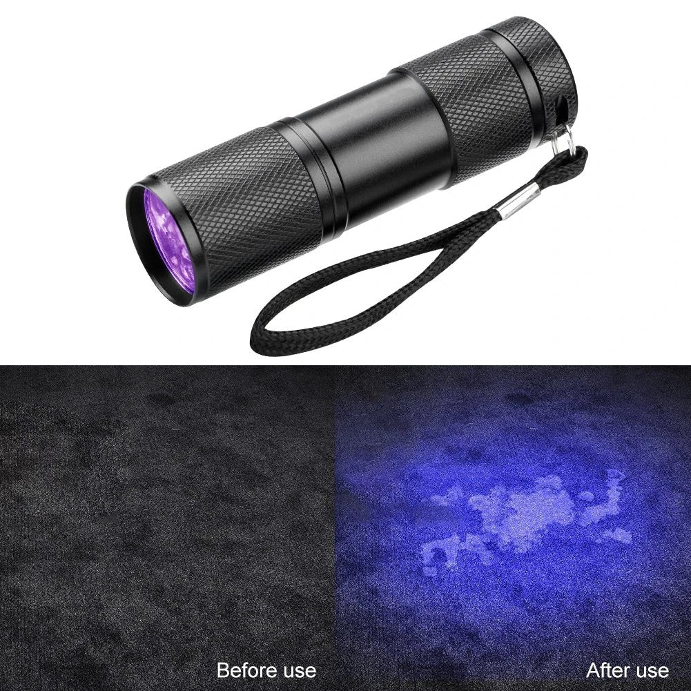UV Flashlight 395nm | Black Light Detector for Pet Urine and Stains