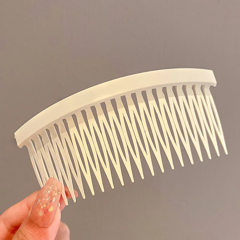 1Pcs Colorful Plastic Side Hair Twist Combs French Twist Comb Women Fine Hair Clips Hairs Styling Accessories 7 Colors