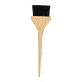 Natural Wood Handle Hair Dye Brush with Nylon Bristles Hair Color Applicator for Precise Highlighting and Color Application