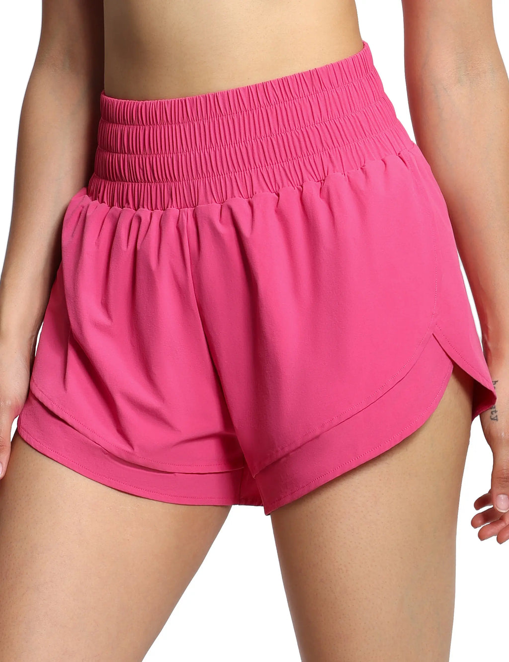 Women’s High Waisted Running Shorts with Pocket