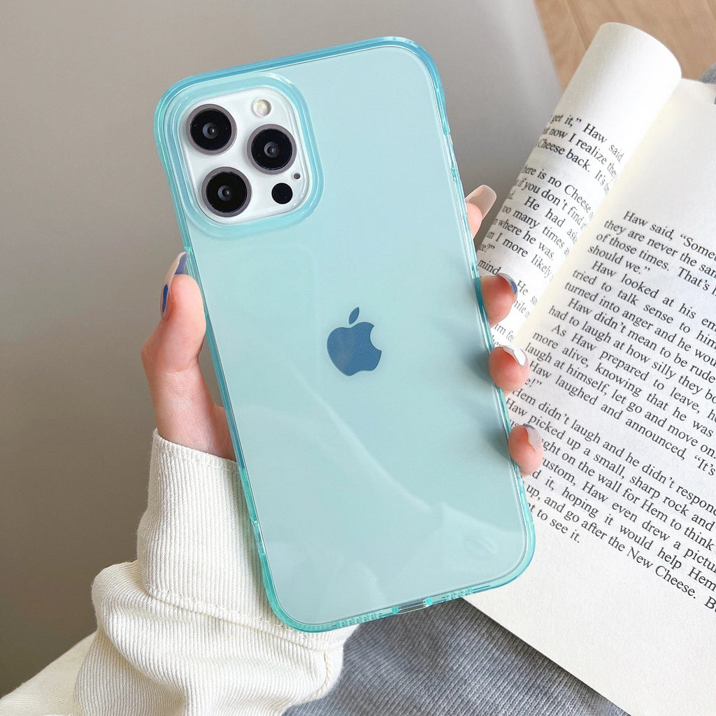 Clear Candy Color iPhone Case