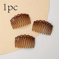 Teeth Plastic Hair Side Comb Vintage Twist Comb French Style Hair Clip Comb Hair Accessories For Women