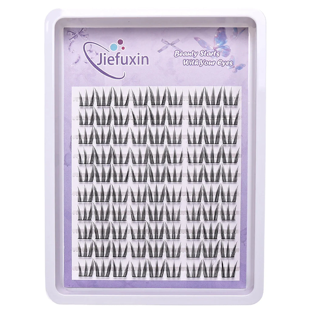 DIY Eyelash Clusters Natural False Eyelashes Extenstions Long-Lasting Cat Paw Cluster Thick Lashes Supplies Make Up