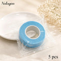 5PCS Eyelashes Extension Tape Micropore Breathable Non-woven Cloth Adhesive Lifting Lash Accessories Tools Colorful Makeup