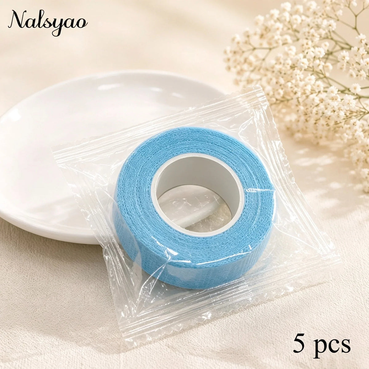 5PCS Eyelashes Extension Tape Micropore Breathable Non-woven Cloth Adhesive Lifting Lash Accessories Tools Colorful Makeup