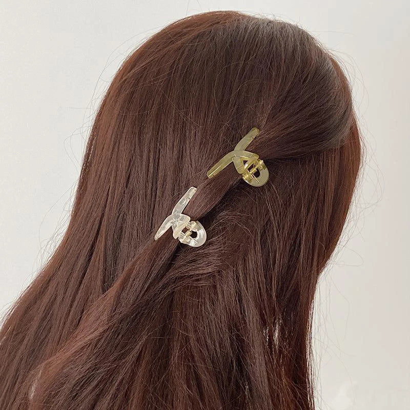 New 4PCS Hair Clip Small Hairpins for A Woman Ladies Hair Clip Barrette Girl Buckle for Hair Claw Accessories JZ060