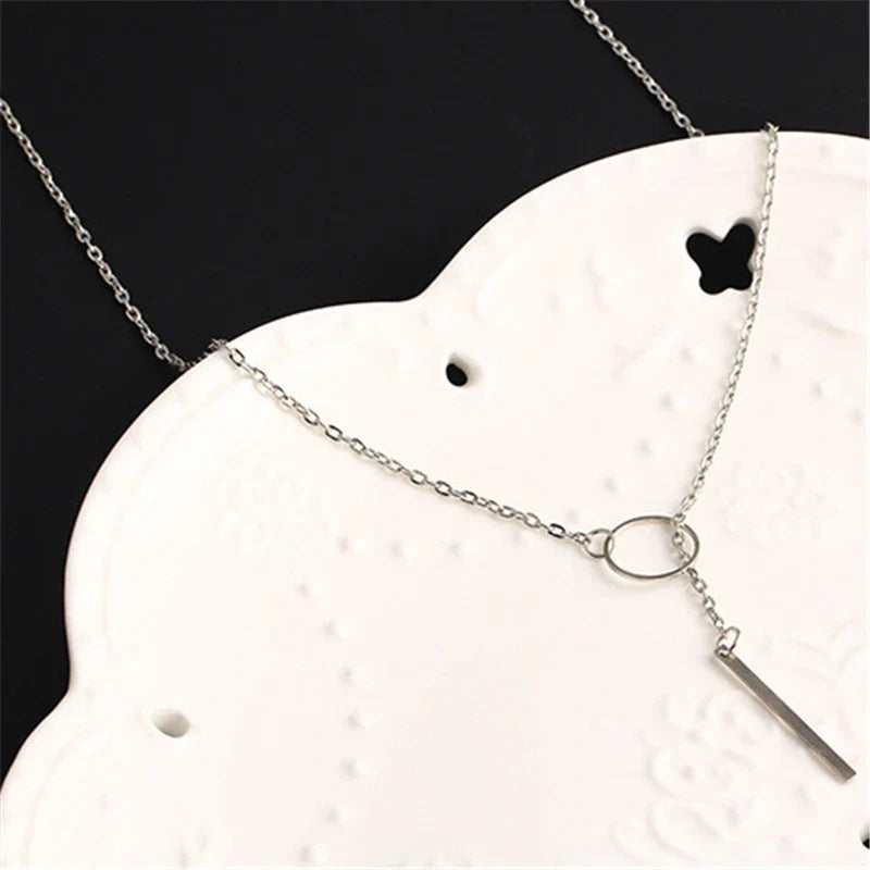 Tiny Heart Necklace for Women | Short Chain Pendant Necklace Gift