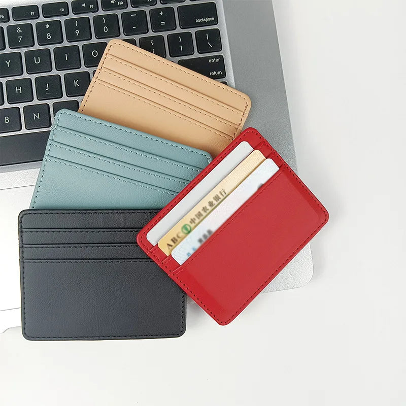Ultra Thin Mini Card Holder Wallet | Simple Business Credit Card Case for Men and Women