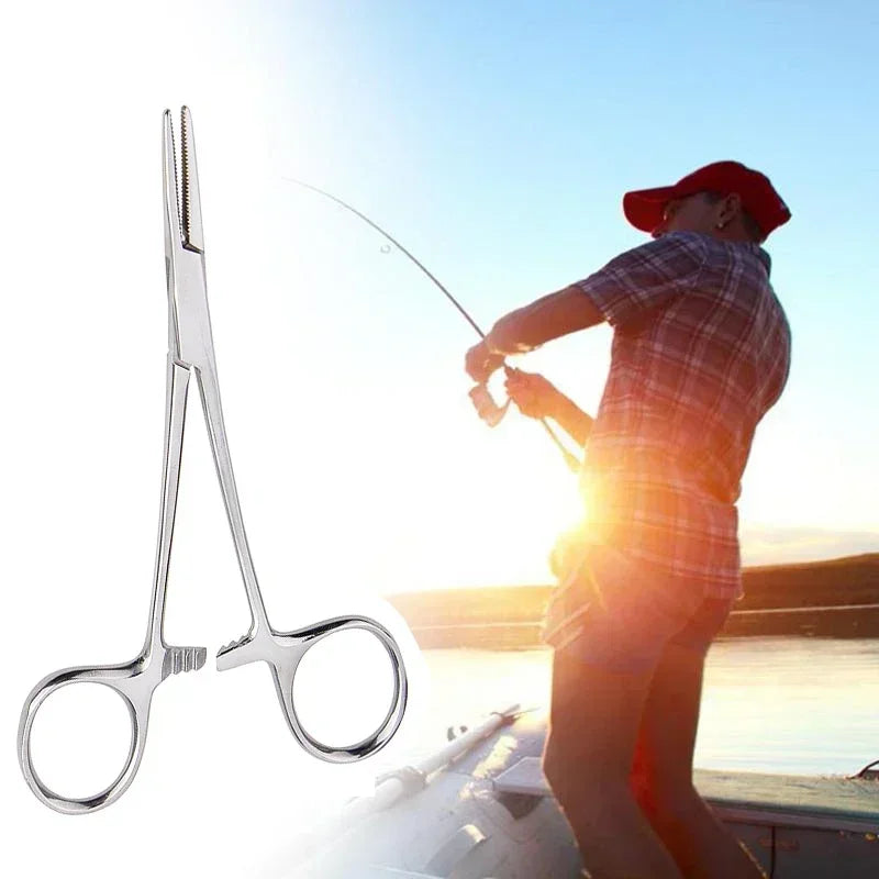 Multifunctional Hemostatic Forceps | Stainless Steel Surgical Clamp for Fishing, Arts & Crafts