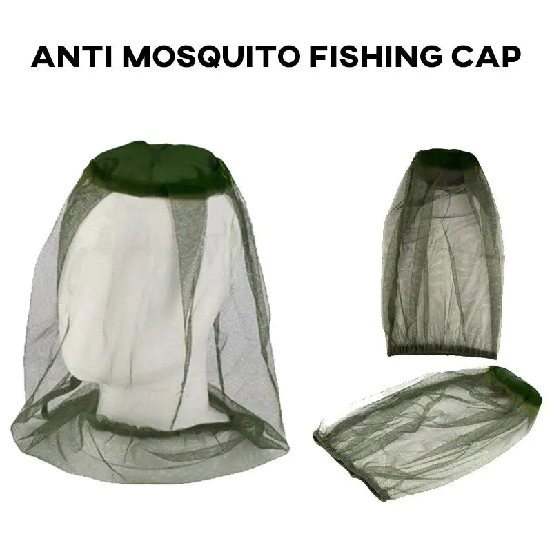 Breathable Anti Mosquito Fishing Cap | Mesh Outdoor Hat for Men and Women