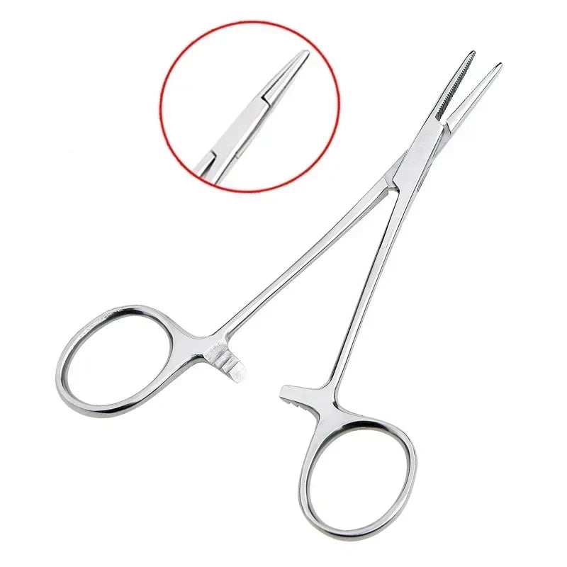 Multifunctional Hemostatic Forceps | Stainless Steel Surgical Clamp for Fishing, Arts & Crafts
