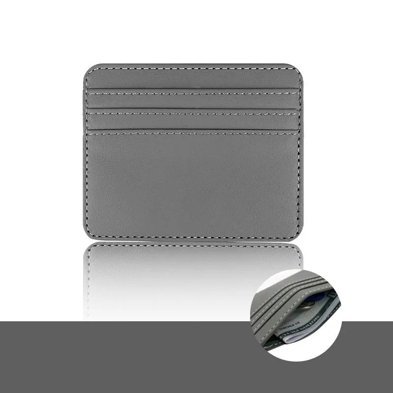 Ultra Thin Mini Card Holder Wallet | Simple Business Credit Card Case for Men and Women