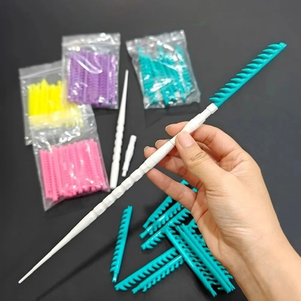 20/30pcs Hair Root Perm Rods Bars Curlers with Clips Bangs Volumizing Waves Fluffy Salon Hair Rollers Set Hair Styling Tools