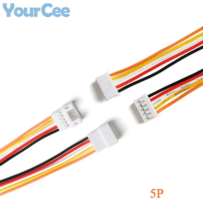 10Pcs 20CM JST PH 2.0 Connector Plug Jack Male Female 2/3/4/5/6 Pin Micro Cables JST PH 2.0mm Male Female Connectors