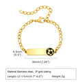 Custom Stainless Steel Name Bracelet | Personalized Gift for Daughter