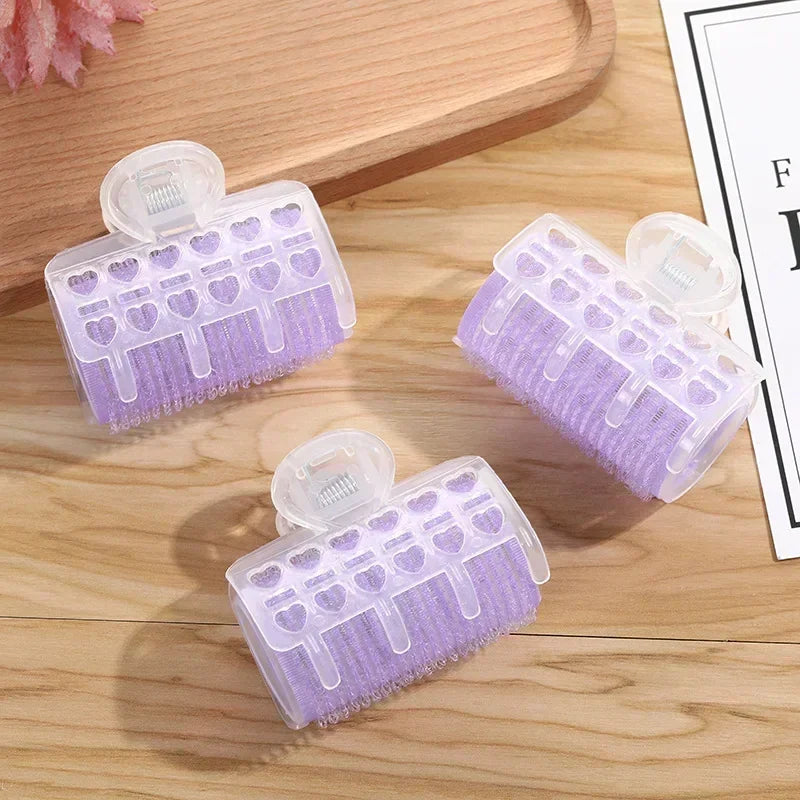 3pcs/pack Air Bangs Curling Roller Hair Rollers Bang Roll Curler Plastic Self-adhesive Hair Curling Hairdressing Tools