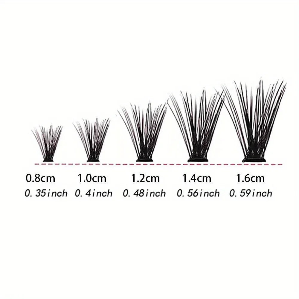 200Pcs Natural Look Cluster Lashes - Mixed Lengths 8-16Mm, Diy Eyelash Extensions For Volume & Long Lash Effects