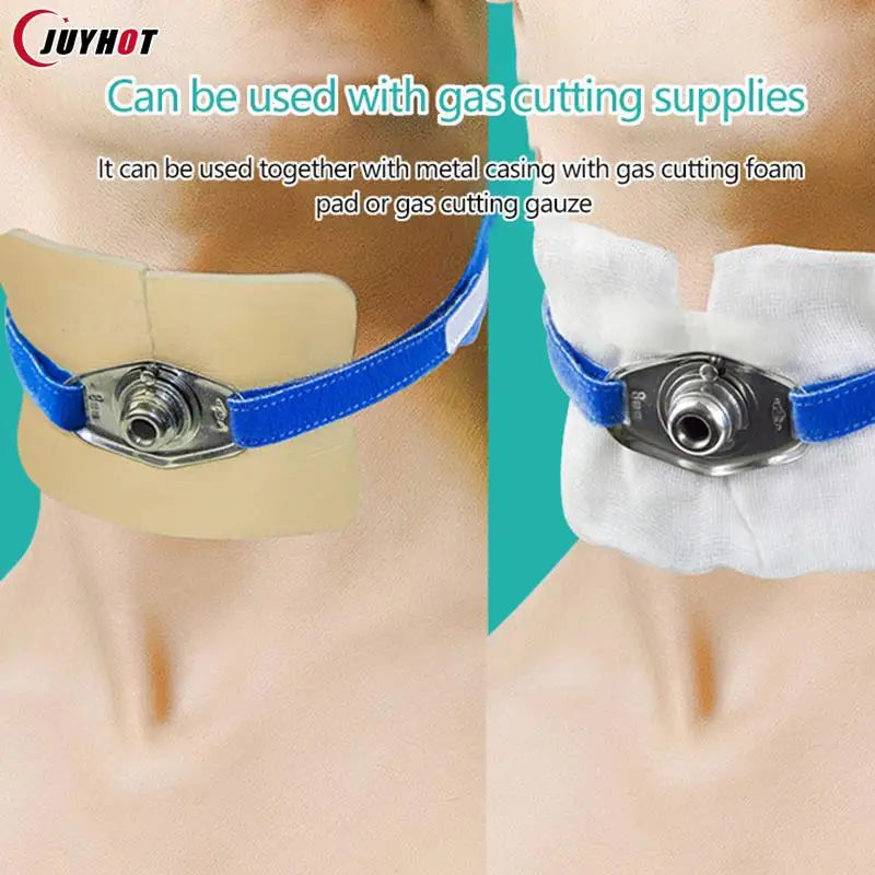 Tracheostomy Tube Holder | Ultra-Soft Fixation Strap with Sponge Neck Support