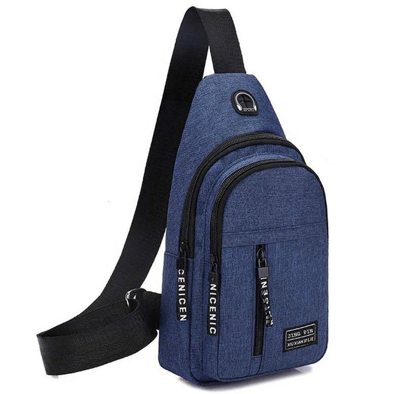 Men Shoulder Chest Bag | Travel Crossbody Sling Pack