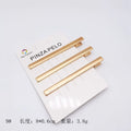 3pcs/set Elegant Hair Clips Crab Hollowing Out Hairpin Metal Geometric Hair Claw Barrette Women Girls Korean Hair Styling Tools