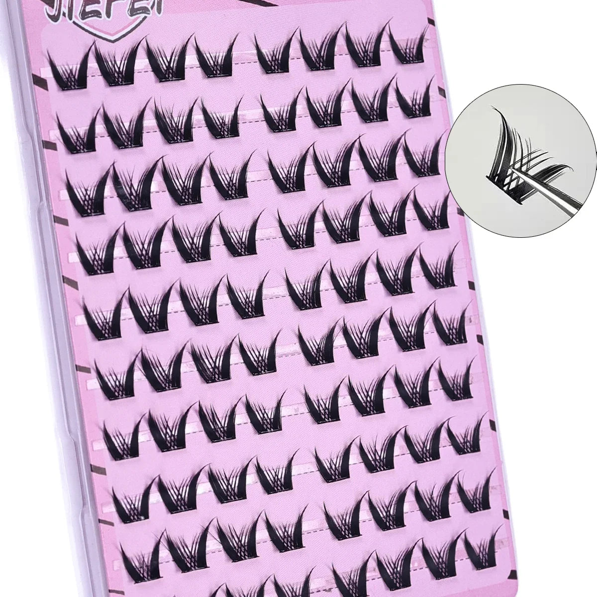 Self Adhesive Glue-free lash Clusters Fake Eyelashes Segmented Home DIY Individual HandMade Soft Eyelash Extensions