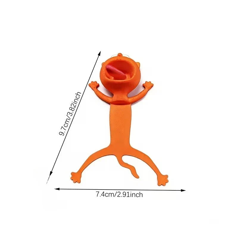 Funny3D Stereo Lazy Cat Bookmark Creative Reusable Waterproof Animal Reading Book Mark for Birthday Anniversary Gift Book Lovers