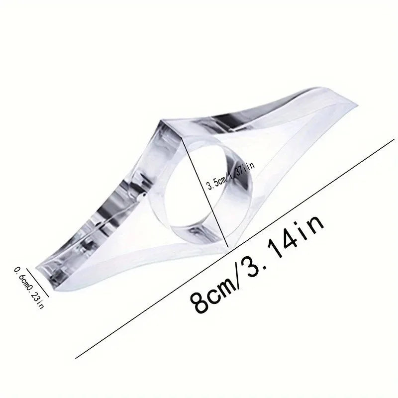 Clear Acrylic Book Page Holder Thumb Reading Helper Reusable Page Spreader Book Holder for Reading Notebook Sheet Fixing