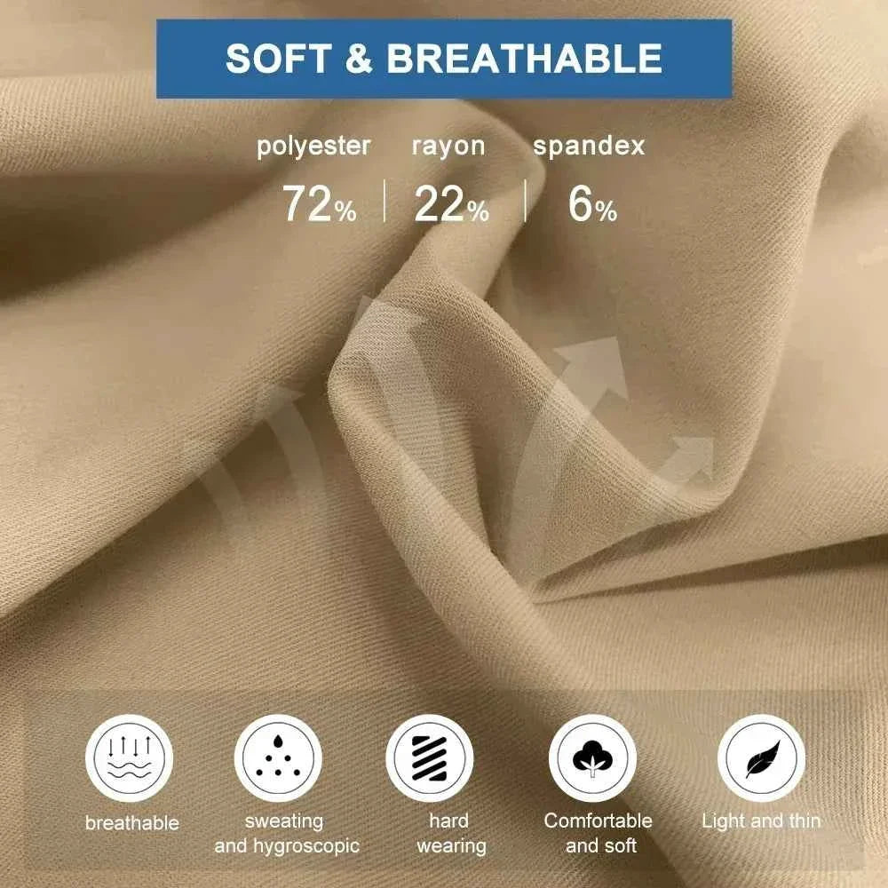 Unisex V-Neck Scrub Set with Jogger Pants