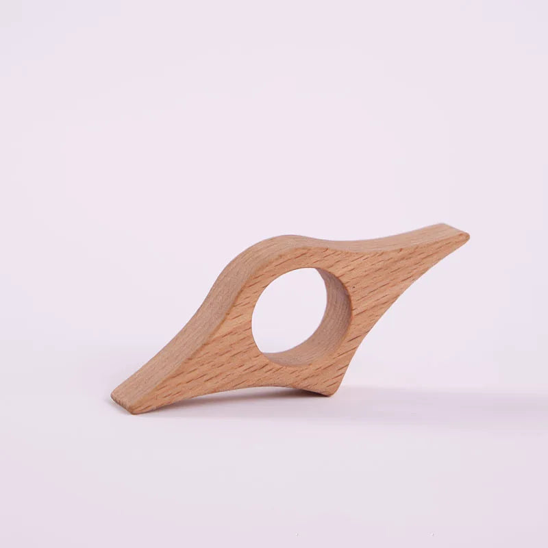 Solid Wood Thumb Book Support Book Page Holder Reading Finger Ring Page Clamp Convenient Bookmark School Office Supplies