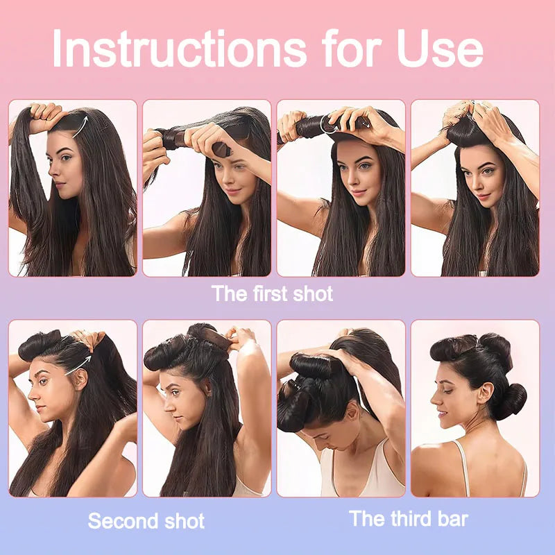 New Heatless Hair Curler Satin Curling Rod Headband No Heat Hair Rollers Lazy Sleeping Flexi Rods Styling Tools ZXFAJ01