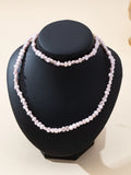 A Set of Irregular-Shaped Freshwater Pearl Necklaces, Versatile Layered Necklaces, High-End Luxury Clavicle Chains, Gifts for Festivals, Gifts for Best Friends, Gifts for Girlfriends