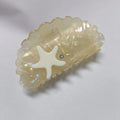 Fantasy Color Mermaid Color Cloud Shape Hair Clip Grab Clip Imitation Acetate Hair Clip Shark Claw Hair Accessories for Women