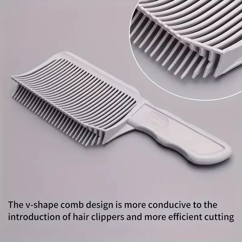 Fading Hair Cutting Combs Professional Barber Clipper Blending Flat Top Hair Cutting Comb for Men Fading Comb Salon Styling Tool